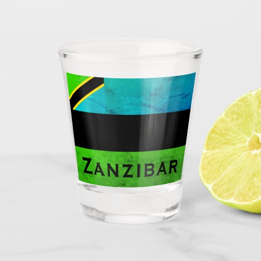 Zanzibar, Tanzania Shot Glas (Voorkant)