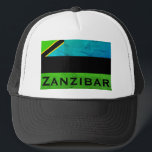 Zanzibar, Tanzania Trucker Pet<br><div class="desc">Zanzibar is een semi-autonome eilandprovincie die in 1964 met Tanganyika werd verenigd tot de Verenigde Republiek Tanzania. Zanzibar is een archipel in de Indische Oceaan, 16-31 mijl voor de kust van het Afrikaanse vasteland en bestaat uit vele kleine eilanden en twee grote: Unguja (het hoofdeiland, informeel aangeduid als Zanzibar) en...</div>