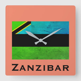 Zanzibar, Tanzania Vierkante Klok