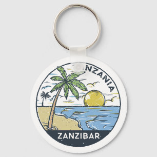 Zanzibar Tanzania Vintage Sleutelhanger