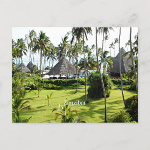 Zanzibar tropisch paradijs briefkaart