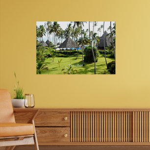 Zanzibar tropisch paradijs poster