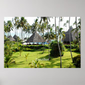 Zanzibar tropisch paradijs poster (Voorkant)