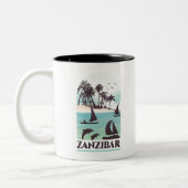 Zanzibar Tweekleurige Koffiemok (Links)