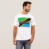Zanzibar, vlag van Tanzania, Oost-Afrika T-shirt (Voorkant volledig)