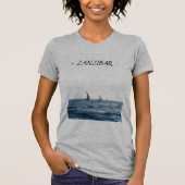 ZANZIBAR zweefboten T Shirt (vrouwen) (Voorkant)