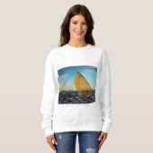 Zanzibars Dhow 4 van 6 Tri-Blend Shirt (Voorkant volledig)