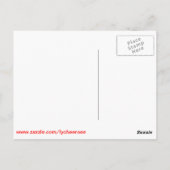 Zao Jun briefkaart voor goede keuken (Achterkant)