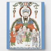 Zao Jun - Chinees hoogplaque Fotoplaat (Voorkant)