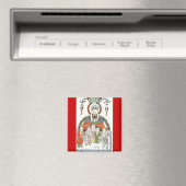 Zao Jun Chinese keuken god magneet (Insitu (Vaatwasser))