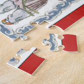 Zao Jun Chinese Kitchen god puzzle Legpuzzel (Zijkant)