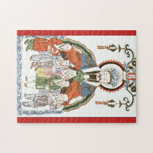 Zao Jun Chinese Kitchen god puzzle Legpuzzel (Horizontaal)