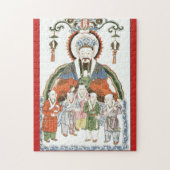 Zao Jun Chinese Kitchen god puzzle Legpuzzel (Verticaal)