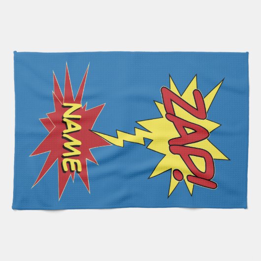 ZAP! aangepaste handdoek (Horizontaal)
