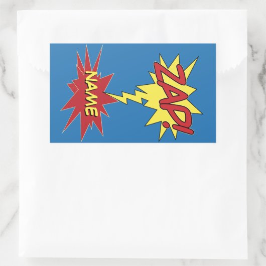 ZAP! aangepaste stickers (Tas)