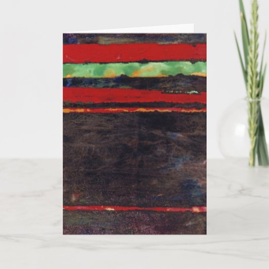 "Zap" Abstract ontwerp-Wenskaart Kaart (Voorkant)