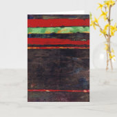 "Zap" Abstract ontwerp-Wenskaart Kaart (Gele Bloem)