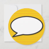 ZAP Bewaar de datum Leuke Retro Strip Pop Art Save The Date (Achterkant)