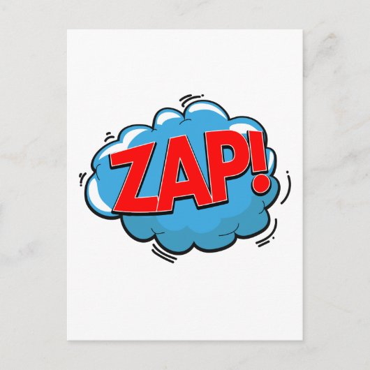 ZAP! BRIEFKAART (Voorkant)