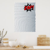 Zap Comic Book Effects Poster (Keuken)