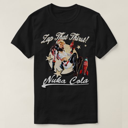 Zap die dorst versleten t-shirt (Design voorkant)