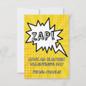 Zap! Electric Valentine’s Day Card Notitiekaartje (Voorkant)
