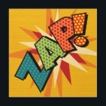 ZAP Fun Retro Comic Book Pop Art Hout Afdruk<br><div class="desc">Een leuk,  cool en trendy retro-stripverhaal pop-geïnspireerd design dat de grillen,  zap,  pow in je leven zet. Het perfecte cadeau voor superhelden,  vrienden,  familie of als een traktatie voor jezelf. Ontworpen door: ComicBookPop© op www.zazzle.com/comicbookpop*</div>