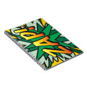 ZAP Fun Retro Comic Book Pop Art Notitieboek (Rechterzijde)