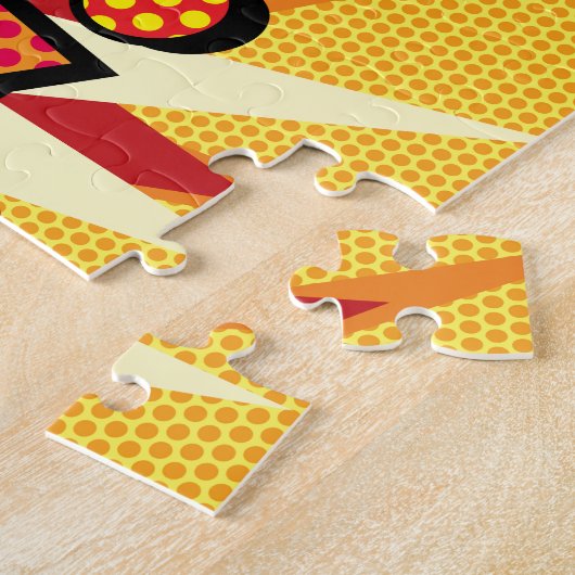 ZAP Fun Retro Stripboek Pop Art Legpuzzel (Zijkant)