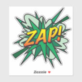 ZAP Fun Retro Stripboek Pop Art Sticker (Vel)