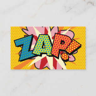 ZAP Fun Retro Stripboek Visitekaartje