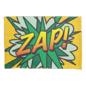 ZAP KAPOW Fun Retro Comic Book Pop Art Kussensloop (Voorkant)