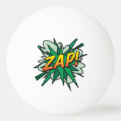 ZAP Modern Cool Funny Comic Book Pingpongbal (Achterkant)