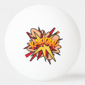 ZAP Modern Koel Grappig Stripboek Pingpongbal (Voorkant)