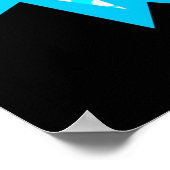 Zap onomatopoeia gebruikt in de stripcultuur poster (Hoek)