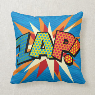 ZAP POW Leuke Retro Stripboek Pop Art Kussen