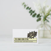 Zap & Pow - Stripwinkel/verzamelaar Visitekaartje (Staand voorkant)