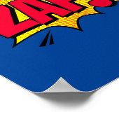 Zap! Retro Pop Art Explosion Poster (Hoek)