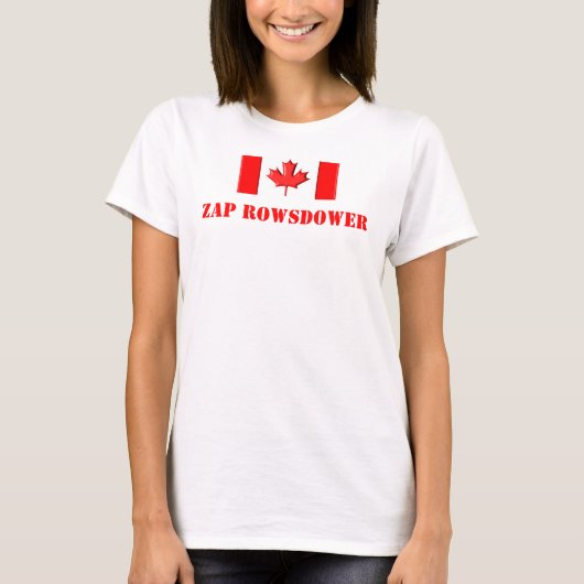 Zap Rowsdower T-shirt (Voorkant)