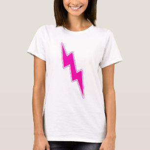 Zap - Roze bliksembolt T-shirt