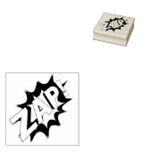 ZAP! Rubberstempel (Gestempeld)