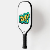 ZAP speech bubble word, hand drawn illustration Pickleball Paddle (Links)