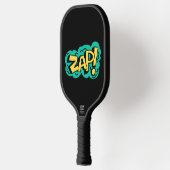ZAP speech bubble word, hand drawn illustration Pickleball Paddle (Links)