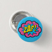 ZAP! Superheld Pin GV2 Ronde Button 3,2 Cm (Voorkant /achterkant)