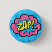 ZAP! Superheld Pin GV2 Ronde Button 3,2 Cm (Voorkant)