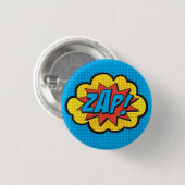 ZAP! Superheld Pin PC Ronde Button 3,2 Cm (Voorkant /achterkant)