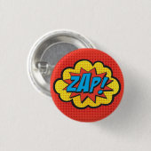 ZAP! Superheld Pin PC Ronde Button 3,2 Cm (Voorkant /achterkant)