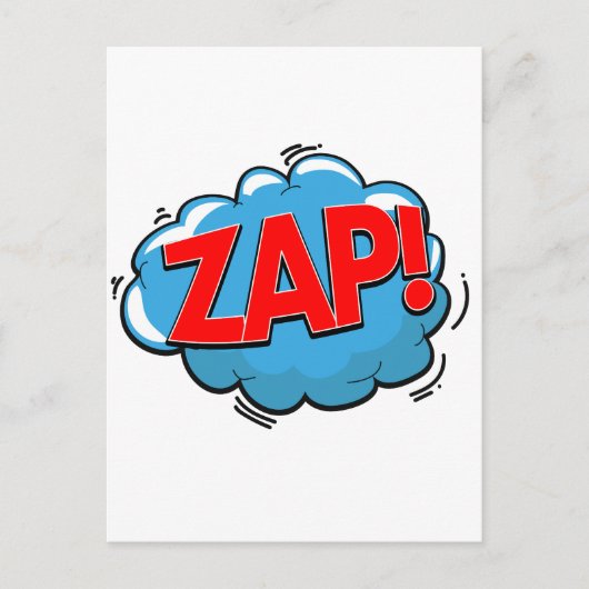 ZAP! UITNODIGING BRIEFKAART (Voorkant)