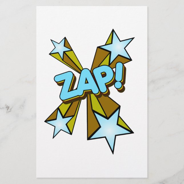 Zap, Zing, Pow. (Voorkant)