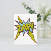 Zap, Zing, Pow. Briefkaart (Staand voorkant)